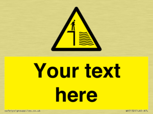 Custom Deep Water Sign